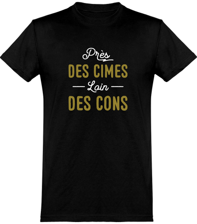  T shirt homme près des cimes