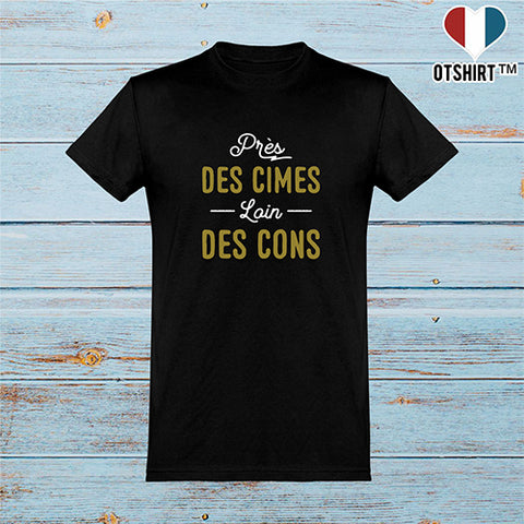  T shirt homme près des cimes