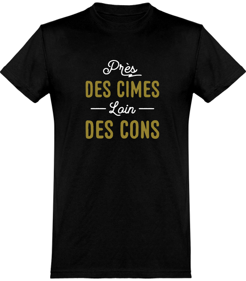  T shirt homme près des cimes