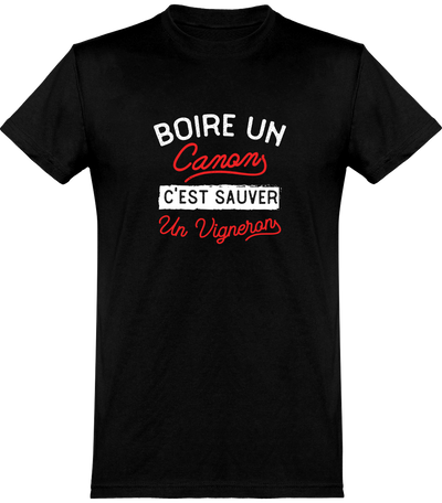  T shirt homme boire pour sauver