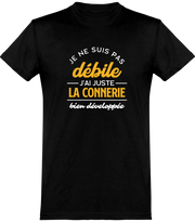  T shirt homme je ne suis pas débile