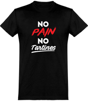  T shirt homme no pain no tartines