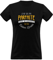 T shirt femme je ne suis pas parfaite