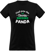 T shirt femme c'est pas des cernes