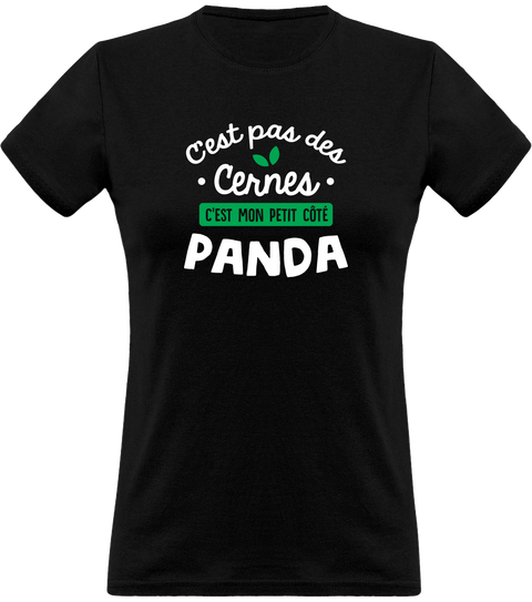 T shirt femme c'est pas des cernes