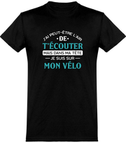  T shirt homme je suis sur mon vélo
