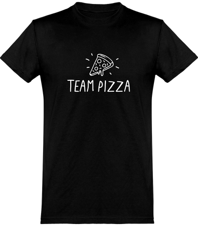  T shirt homme team pizza