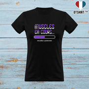 T shirt femme muscles en cours