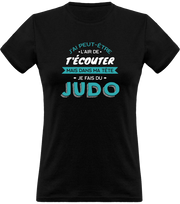 T shirt femme je fais du judo