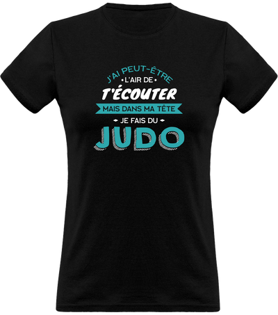 T shirt femme je fais du judo