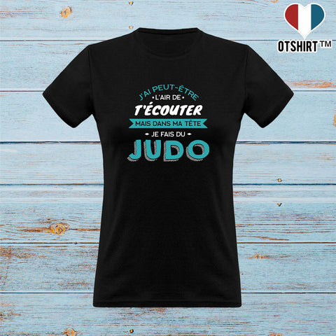 T shirt femme je fais du judo