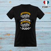 T shirt femme les vraies font du judo