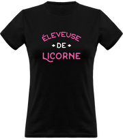 T shirt femme éleveuse de licorne