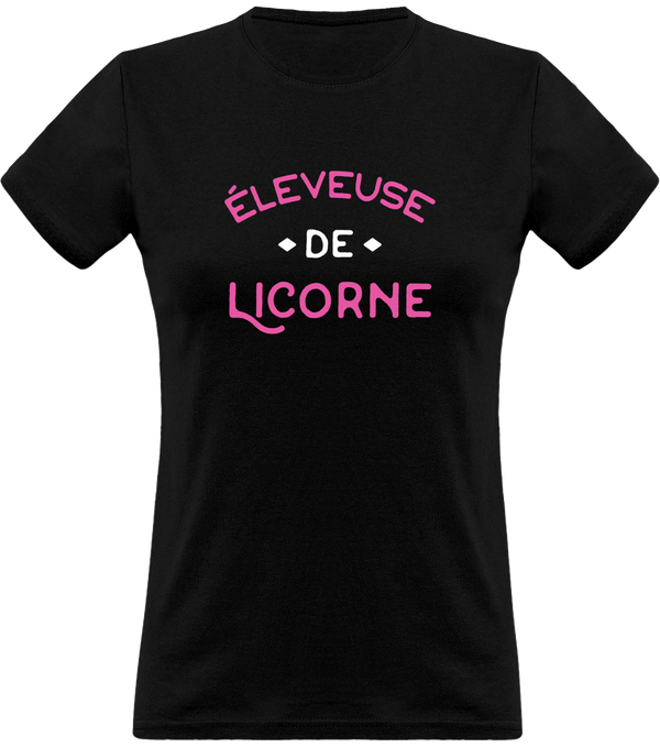 T shirt femme éleveuse de licorne