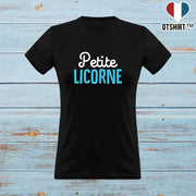 T shirt femme petite licorne