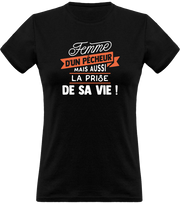 T shirt femme femme d'un pêcheur