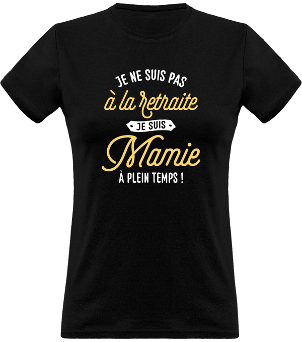 T shirt femme mamie à plein temps