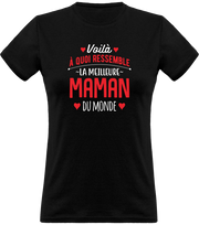 T shirt femme la meilleure maman t shirt