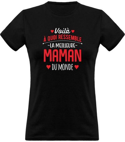 T shirt femme la meilleure maman t shirt