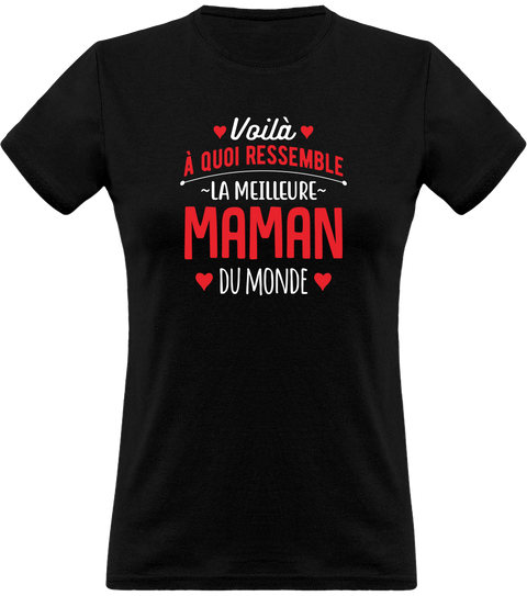 T shirt femme la meilleure maman t shirt