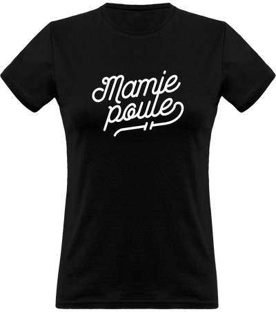 T shirt femme mamie poule