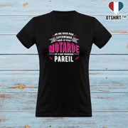T shirt femme superwoman et motarde