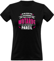 T shirt femme superwoman et motarde