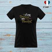 T shirt femme amour et chocolat