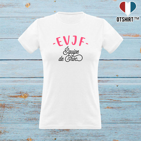 T shirt femme evjf équipe de choc