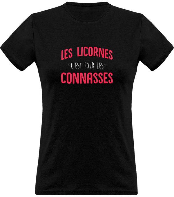 T shirt femme les licornes c'est pour...