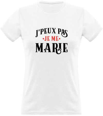 T shirt femme je me marie