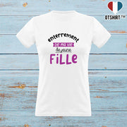 T shirt femme ma vie de jeune fille