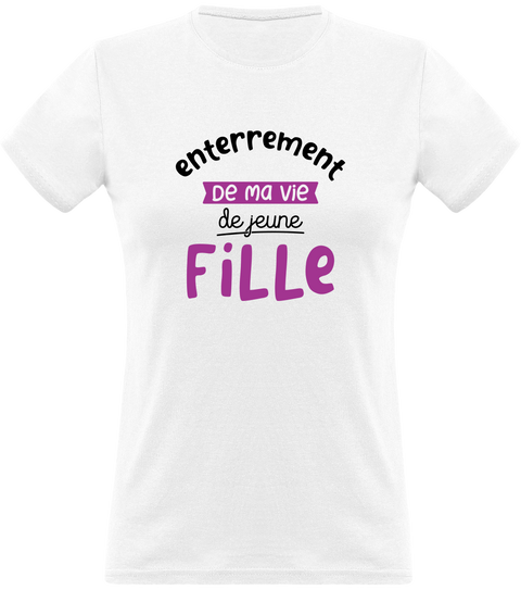 Tee shirt femme humour, Cadeau imprimé en France, 100% coton, 185gr