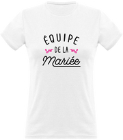 T shirt femme équipe de la mariée