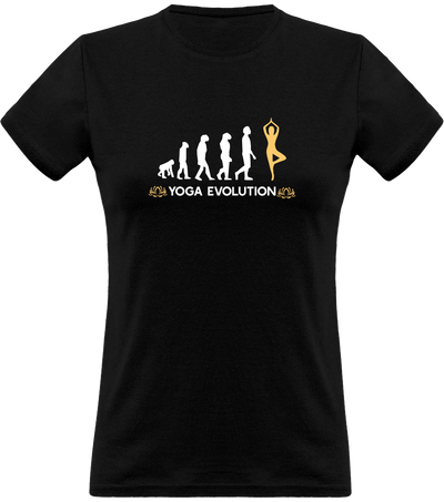 T shirt femme yoga evolution