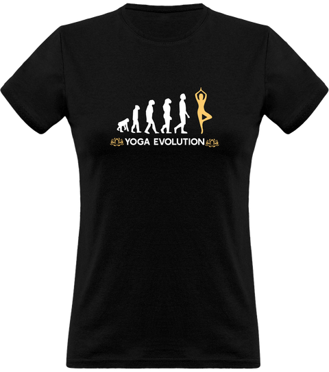 T shirt femme yoga evolution