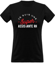 T shirt femme une super assistante rh