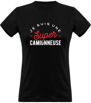 T shirt femme une super camionneuse