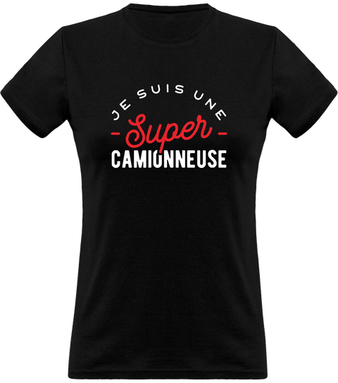 T shirt femme une super camionneuse