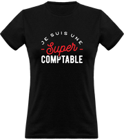 T shirt femme une super comptable