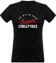 T shirt femme une super conceptrice