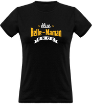 T shirt femme élue belle-maman en or belle