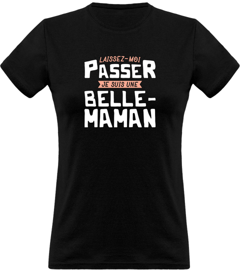 T shirt femme je suis une belle