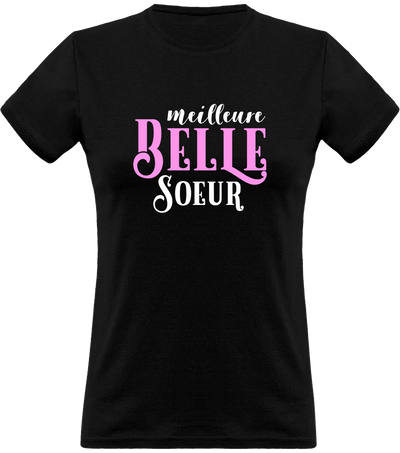 T shirt femme meilleure belle soeur