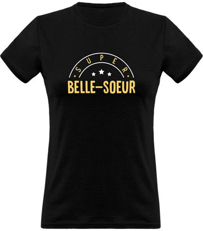 T shirt femme super belle-soeur