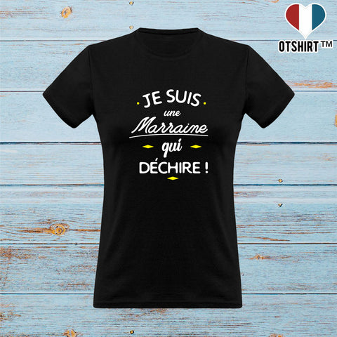 T shirt femme marraine qui déchire
