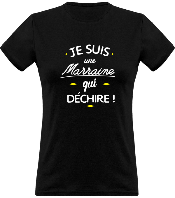 T shirt femme marraine qui déchire