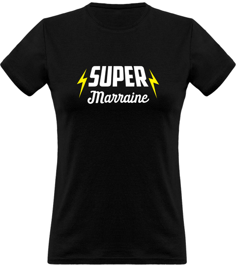 T shirt femme super marraine