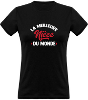 T shirt femme la meilleure nièce du monde