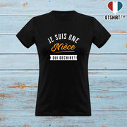 T shirt femme une nièce qui déchire